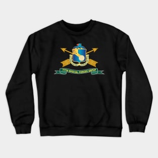 77th Special Forces Group - DUI - Br - Ribbon X 300 Crewneck Sweatshirt
